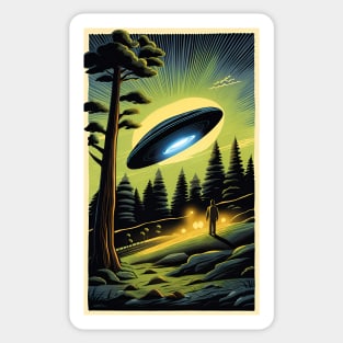 UFO Encounters Sticker